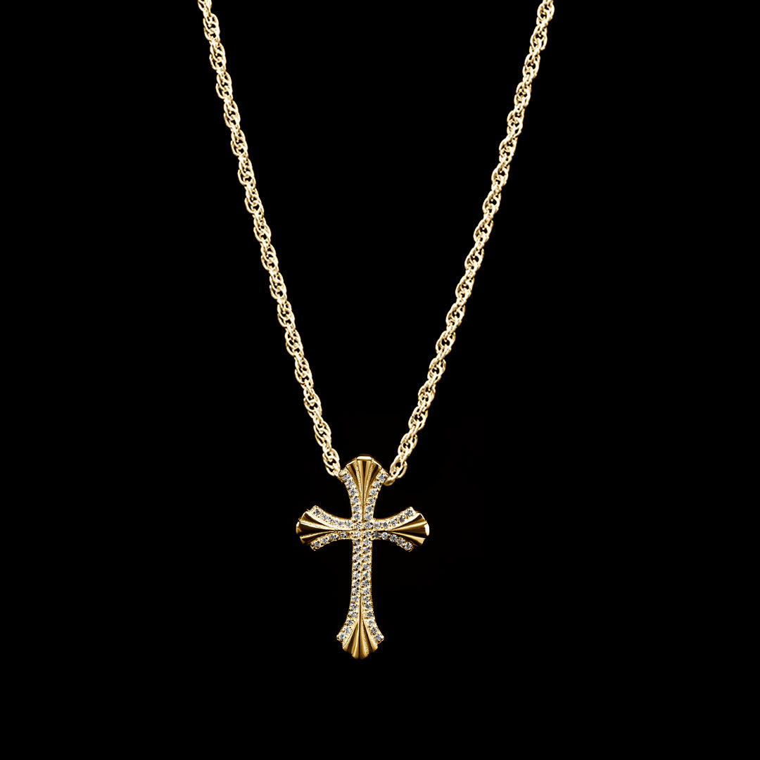 GEMS CROSS PENDANT