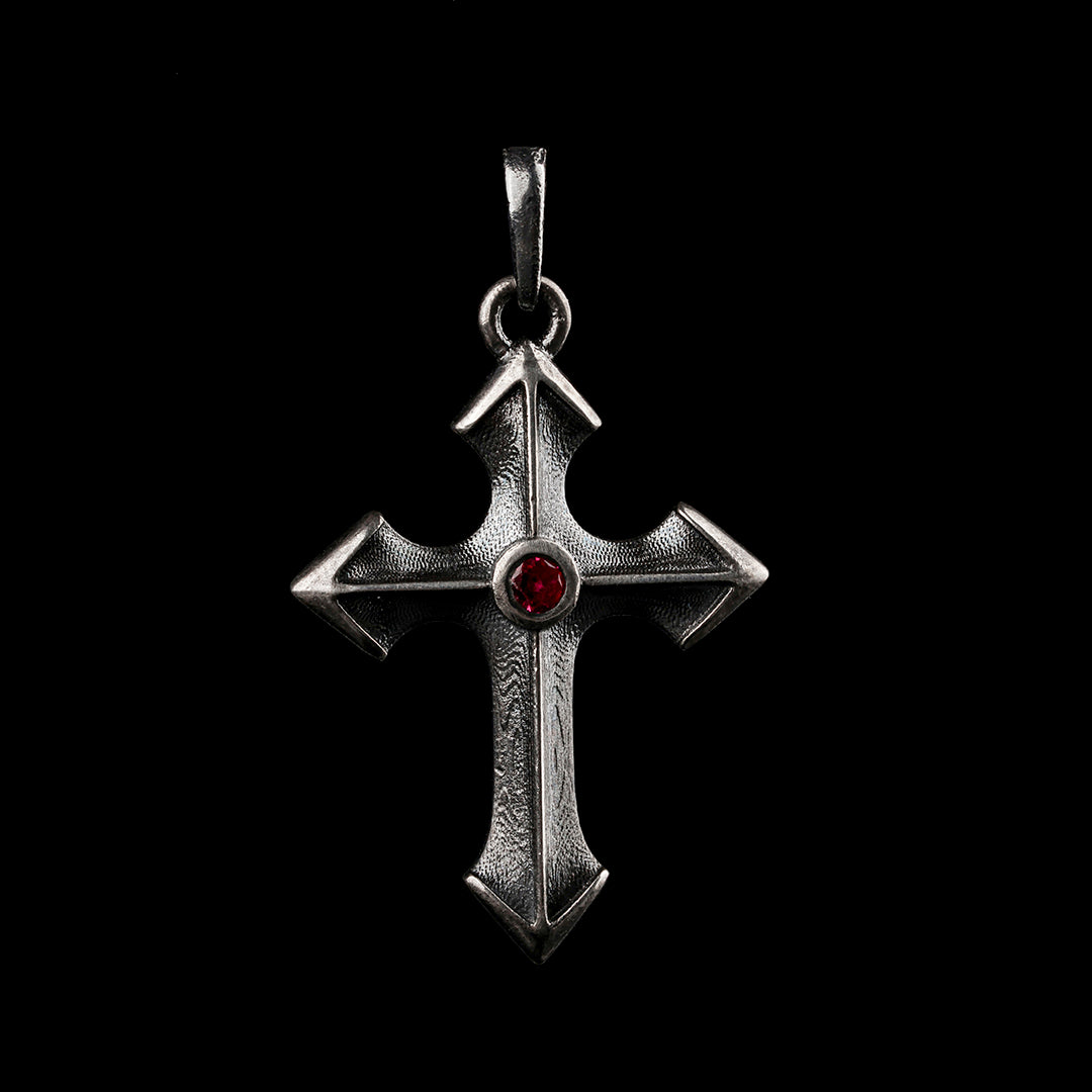 BLACK CROSS PENDANT